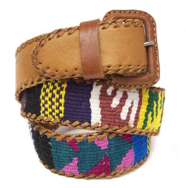 Picture of multicolor woven belt