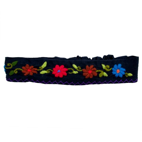Picture of Embroidered Floral Headwrap