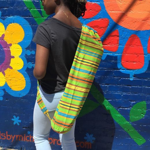 Picture of ikat yoga bag