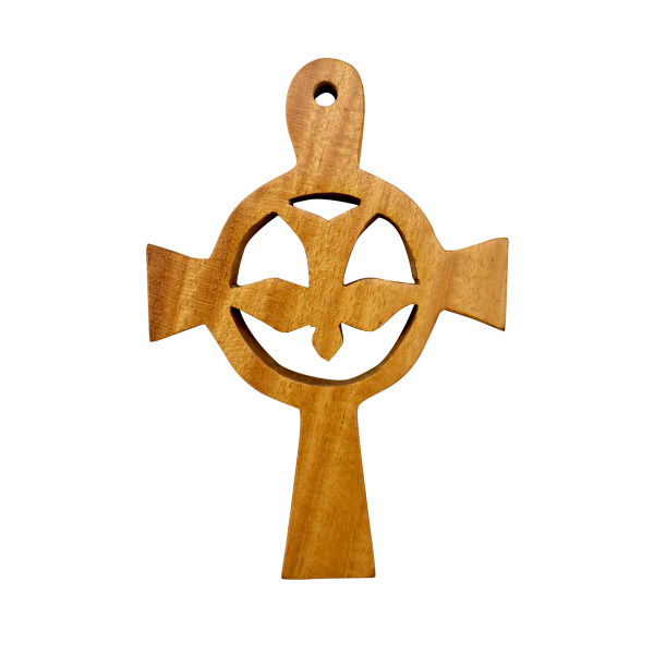 Picture of hand-carved wooden cross