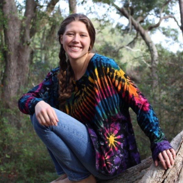 Picture of long sleeve tie dye top