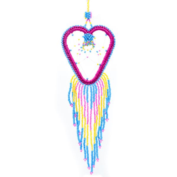 Heart Beaded Dream Catcher