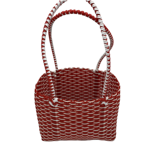 Picture of woven plastic lunch basket