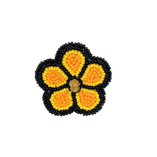 Picture of beaded blossom pin