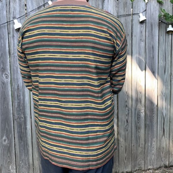 Picture of long sleeve ikat t-shirt