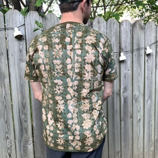 Batik Print Cotton T-Shirt