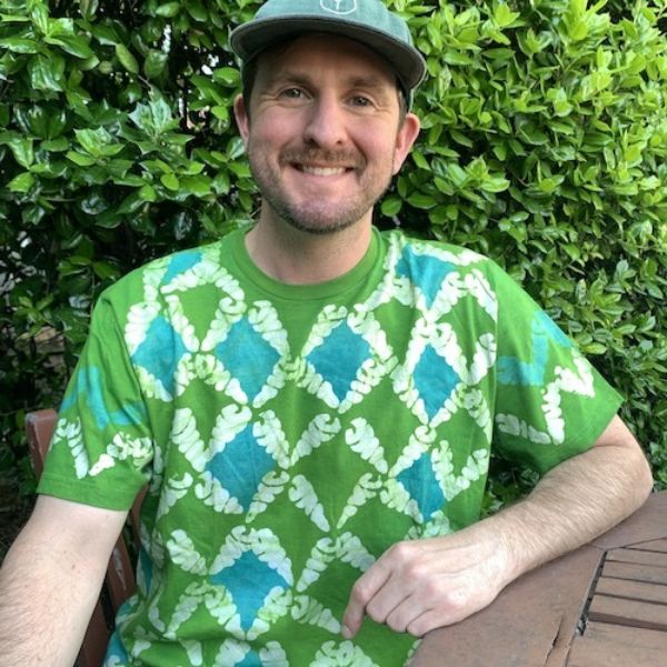 Batik Print Cotton T-Shirt