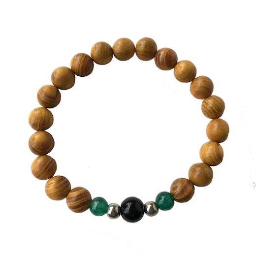 Picture of agarwood beaded bracelet