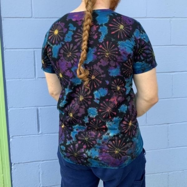 Fireworks Tie Dye Cotton T-Shirt