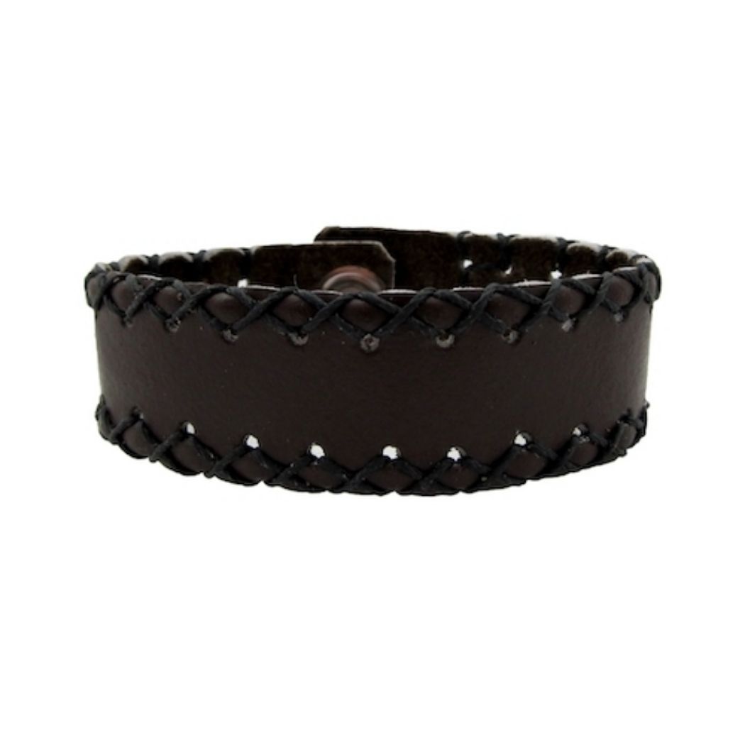 Picture of asher leather snap bracelet