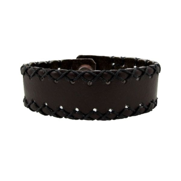 Picture of asher leather snap bracelet