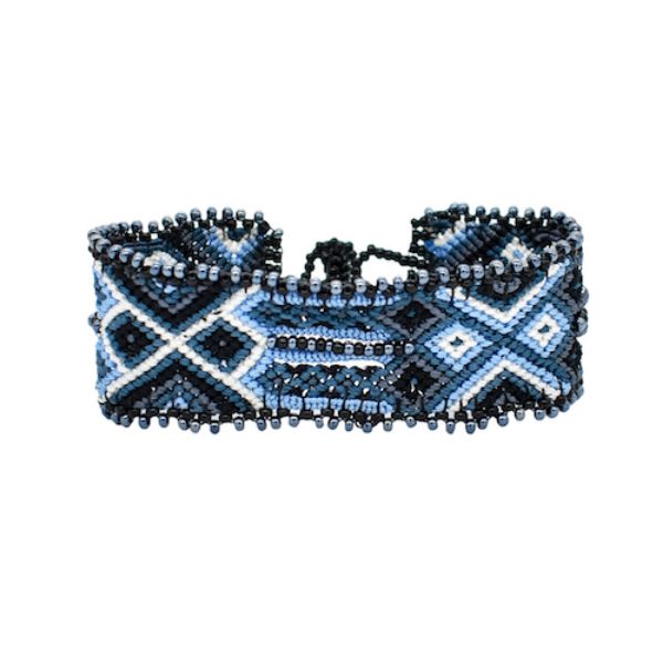 Picture of beaded woven bracelet