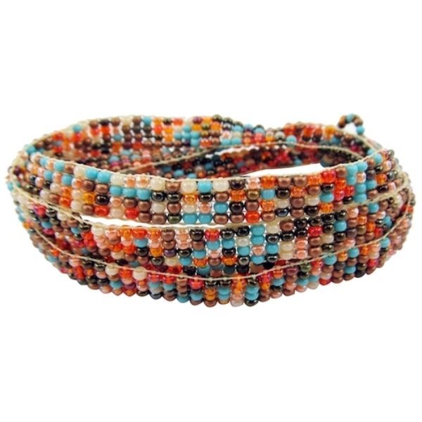 Picture of desi beaded wrap bracelet/necklace