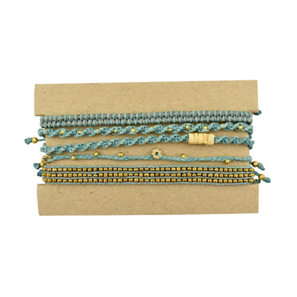 Picture of five band friendship bracelet set