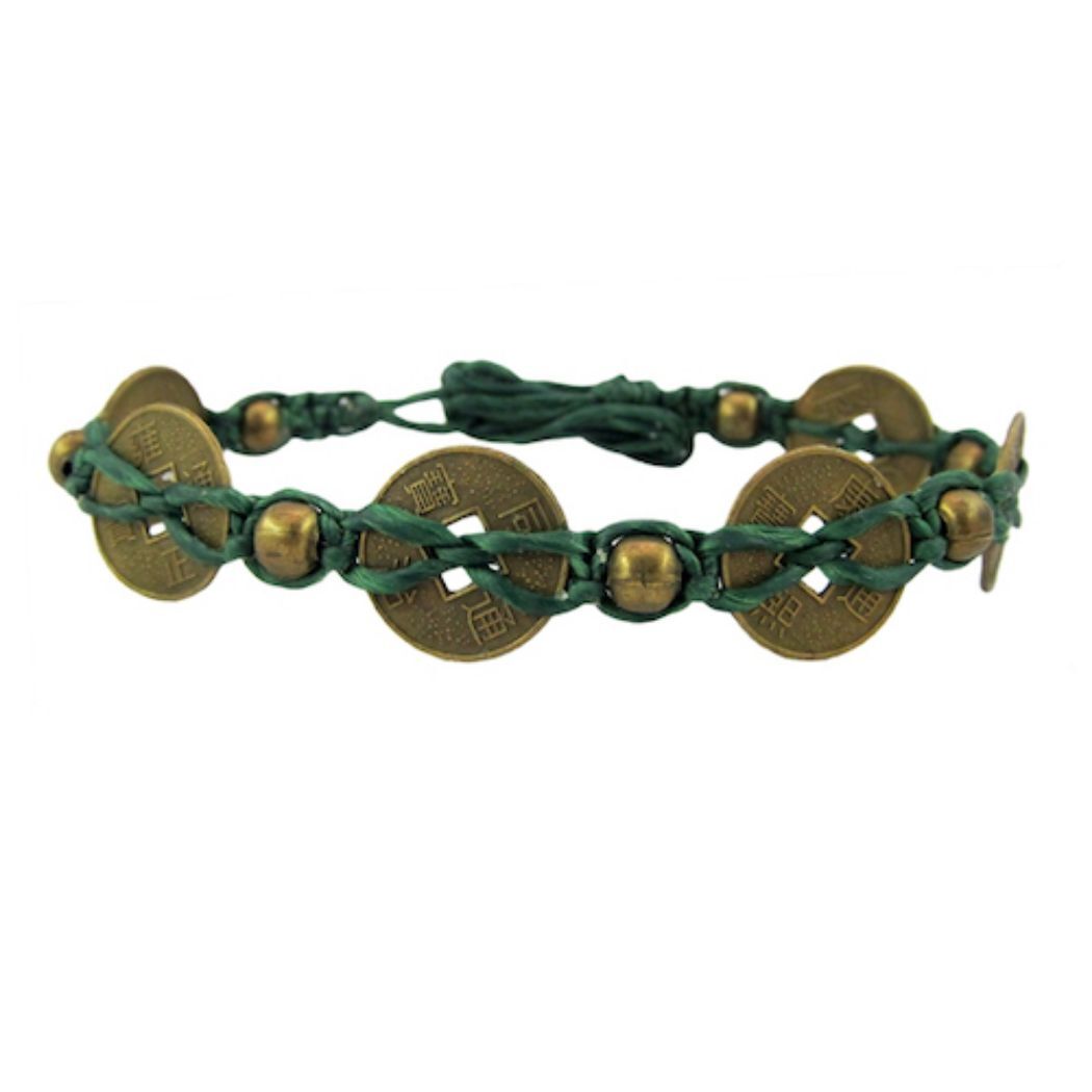 Picture of iching coin bracelet