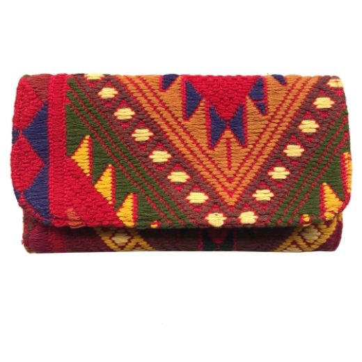 Picture of volcano woven cotton wallet