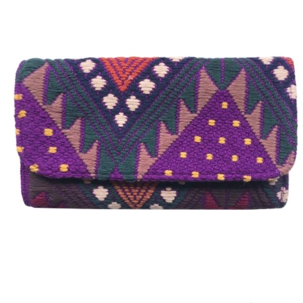 Picture of volcano woven cotton wallet