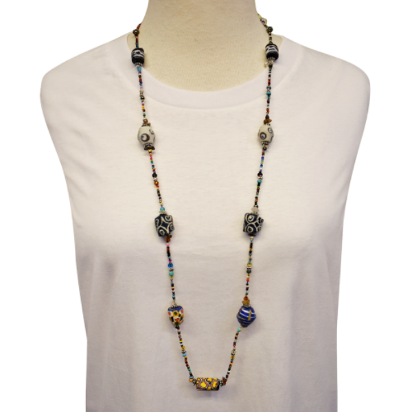 Picture of glass bead necklace