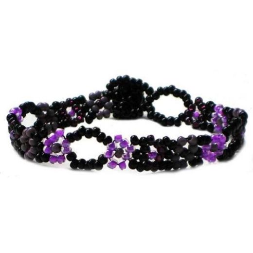 Picture of floral beaded bracelet