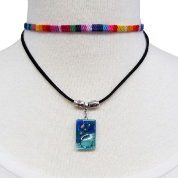 Fused Glass Double Choker