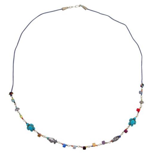 Picture of coastal bay beaded necklace