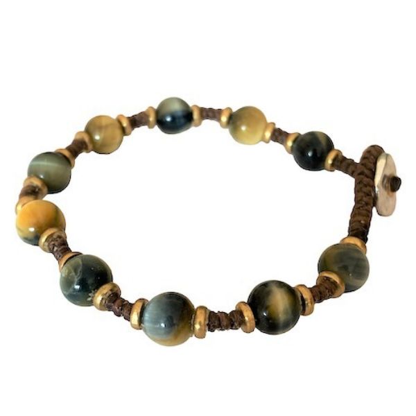 Picture of Knotted jade stone bracelet
