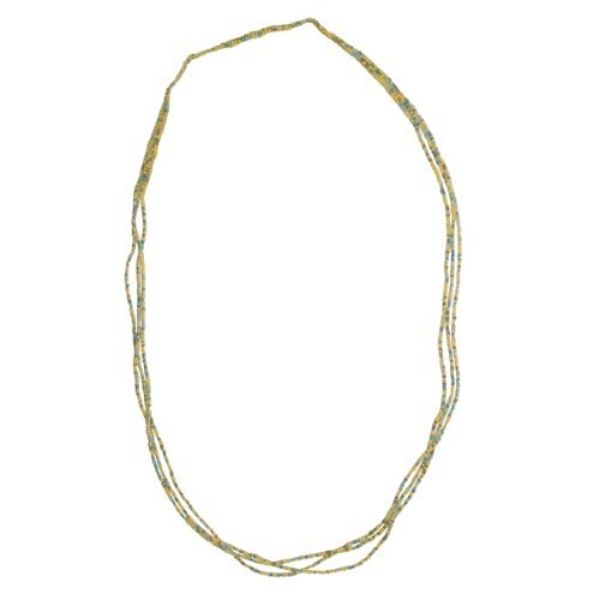 Picture of desi triple strand beaded necklace