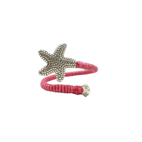 Picture of adjustable starfish ring