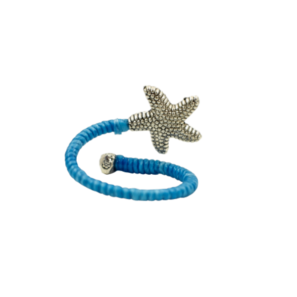 Picture of adjustable starfish ring