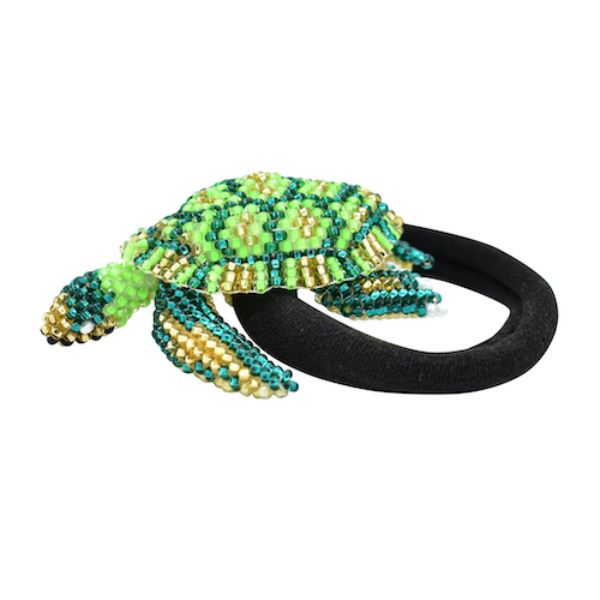 Picture of Turtle Beaded Hair Tie