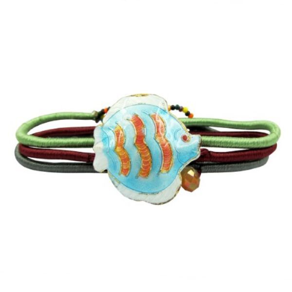 Picture of tropical fish wrap bracelet