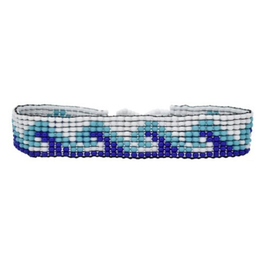 Picture of wave half inch beaded bracelet