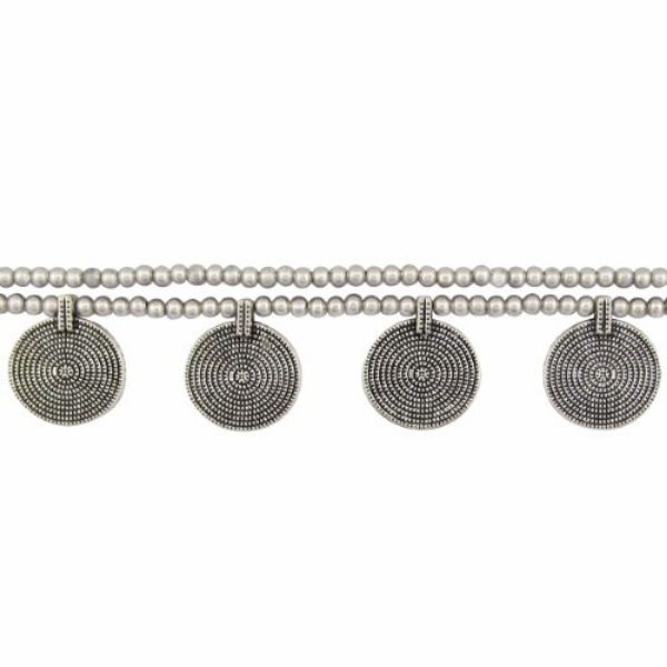 Picture of spiral disk bell anklet