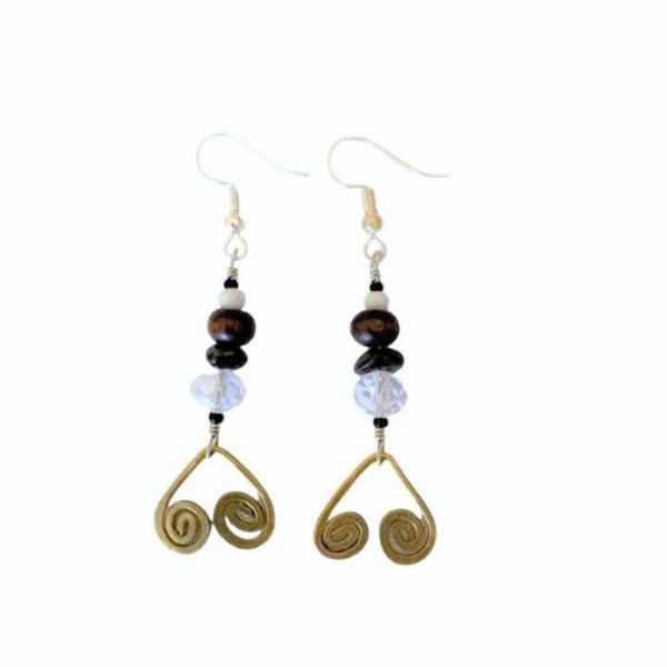 Picture of spiral wire earrings