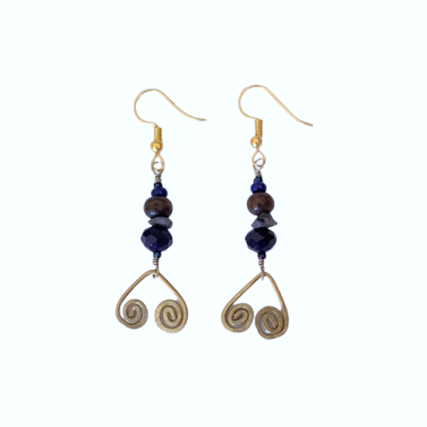 Picture of spiral wire earrings