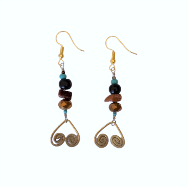 Picture of spiral wire earrings