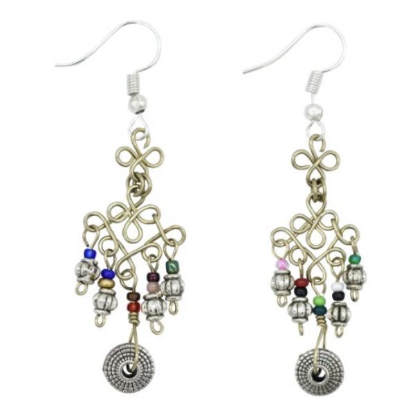 Picture of rosetta charm earrings