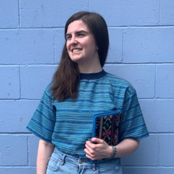 Striped Ikat Short Sleeve Crewneck T-Shirt