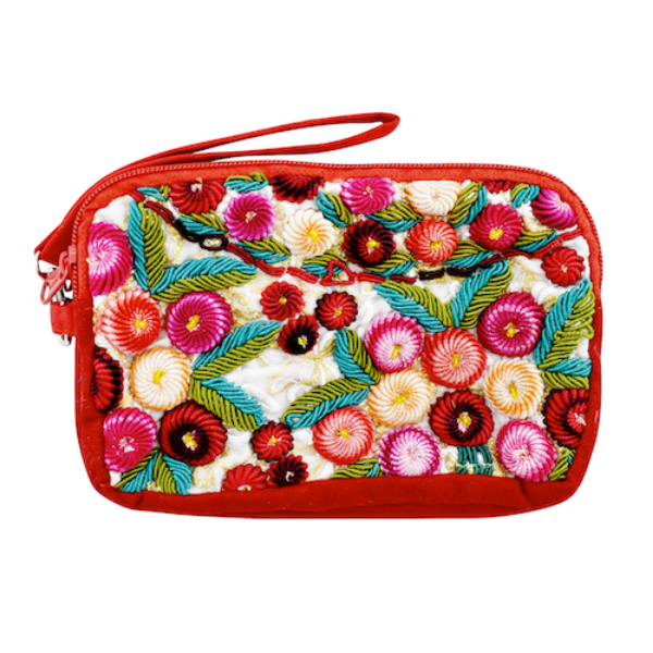 Picture of rococo embroidered wristlet