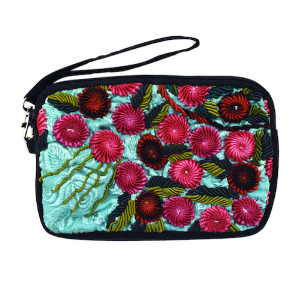 Picture of rococo embroidered wristlet