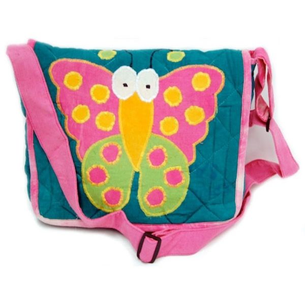 Picture of animal applique messenger bag