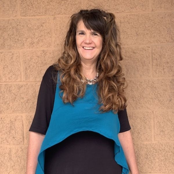 Turquoise Angel Asymmetrical Tank Top