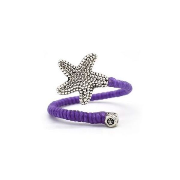 Picture of adjustable starfish ring