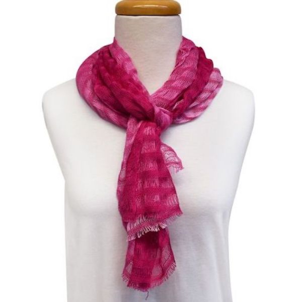 Picture of loose weave cotton scarf