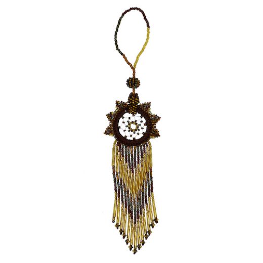 Picture of beaded dream catcher ornament - small