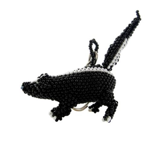 Picture of beaded wildlife keychain