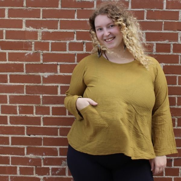 Katie Long Sleeve Swing Top