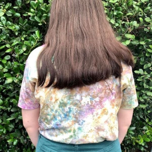 King Cake Crumble Tie Dye Cotton T-Shirt