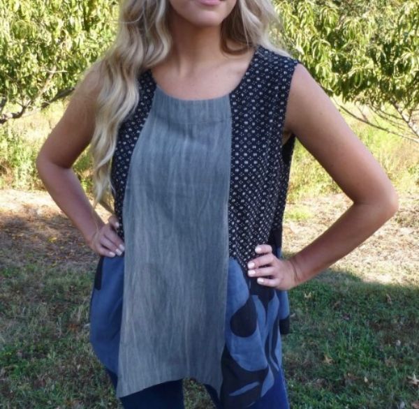 Medley Sleeveless A-Line Top