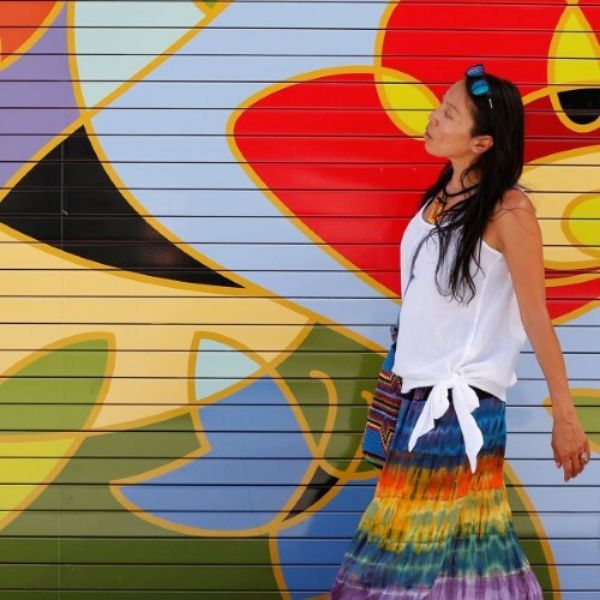 Side Tie Spaghetti Strap Tank Top